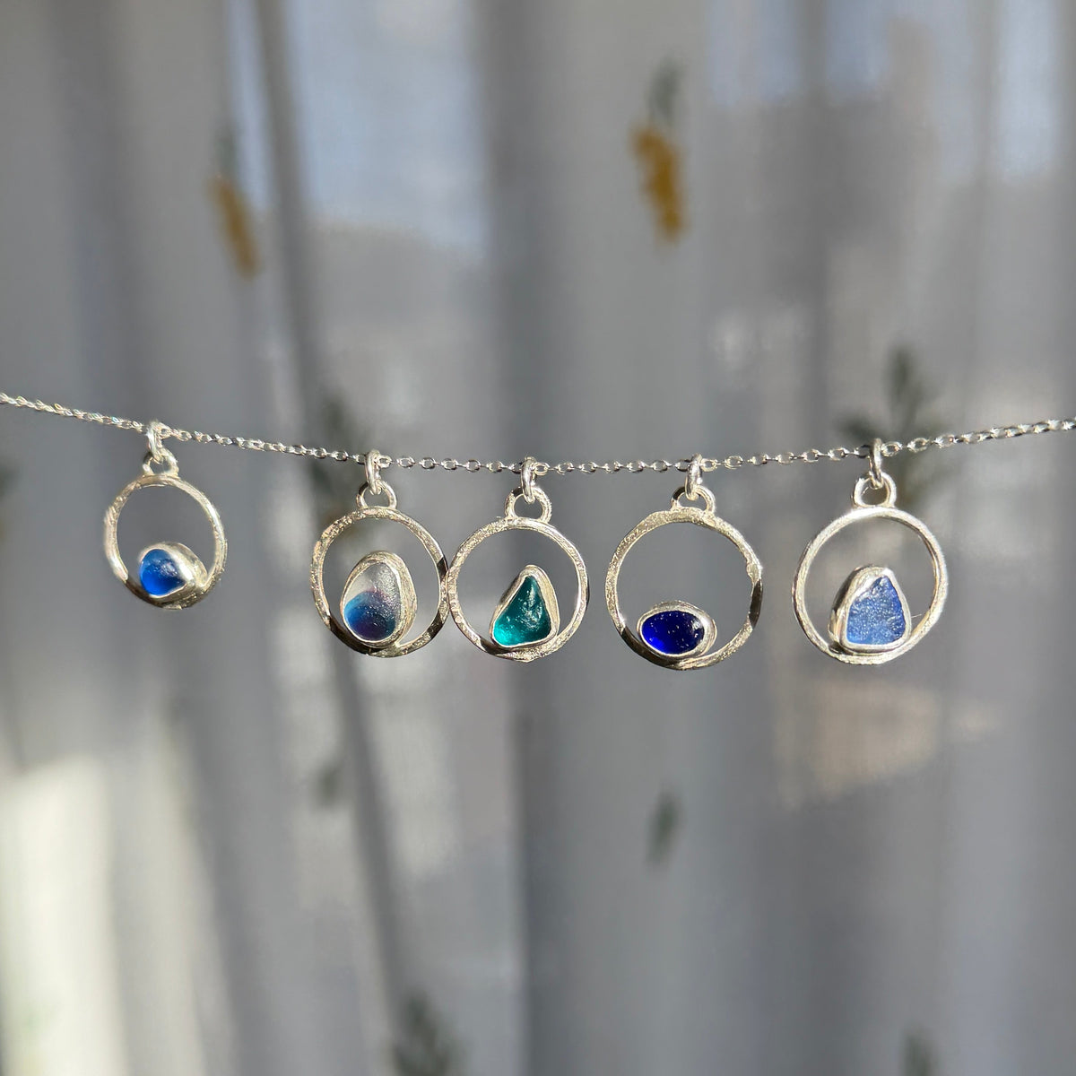 Sea Bubble Pendant Necklace