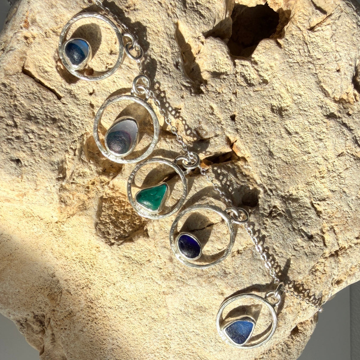Sea Bubble Pendant Necklace