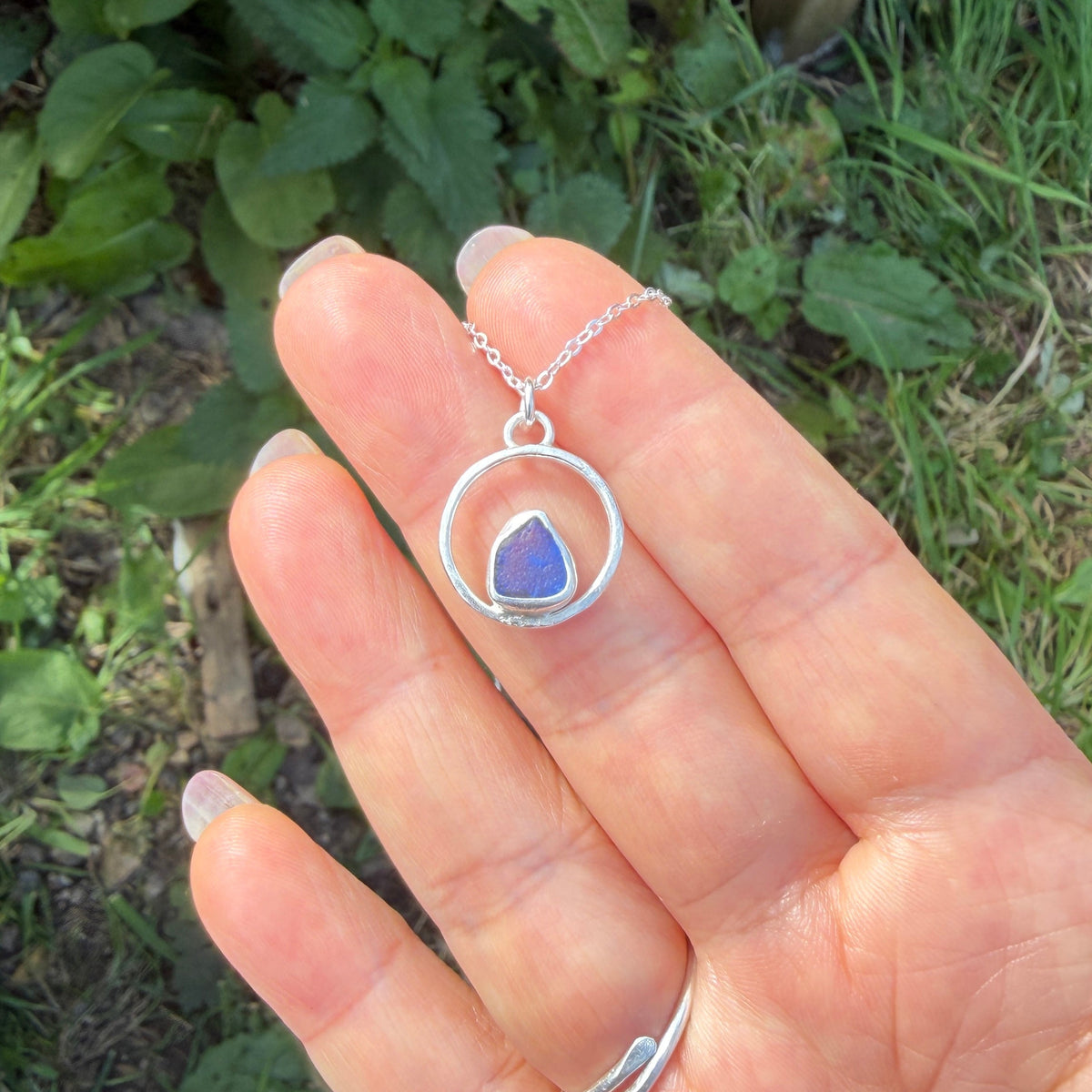 Sea Bubble Pendant Necklace