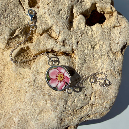 Upcycled Pottery Bracelet