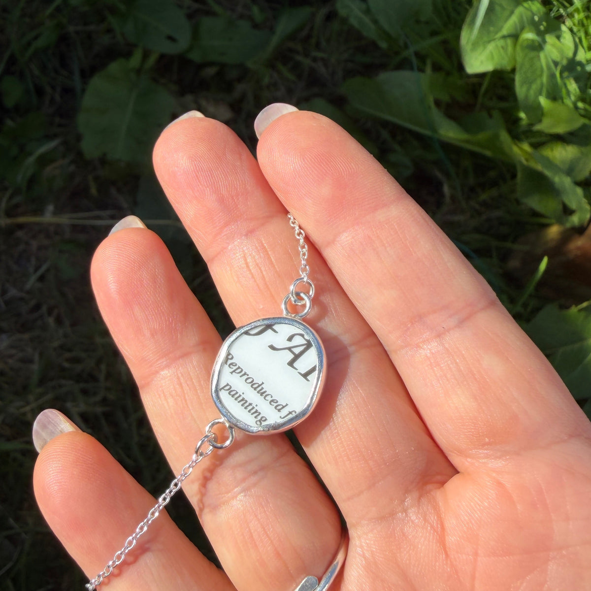 Upcycled Pottery Bracelet