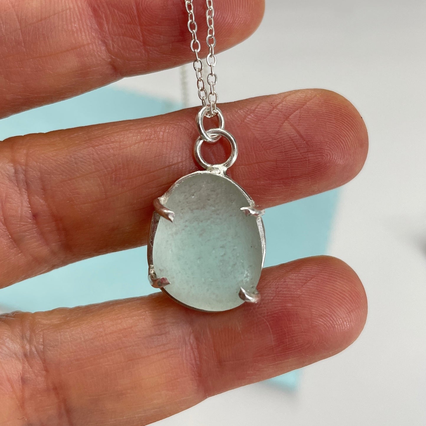 Sea Glass Pendant Necklace