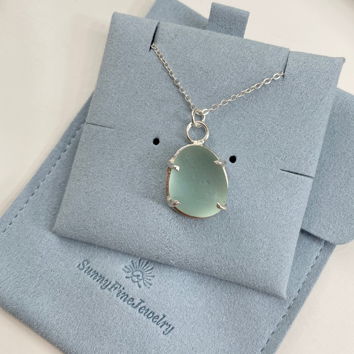 Sea Glass Pendant Necklace