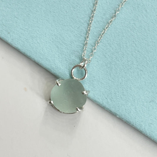Sea Glass Pendant Necklace
