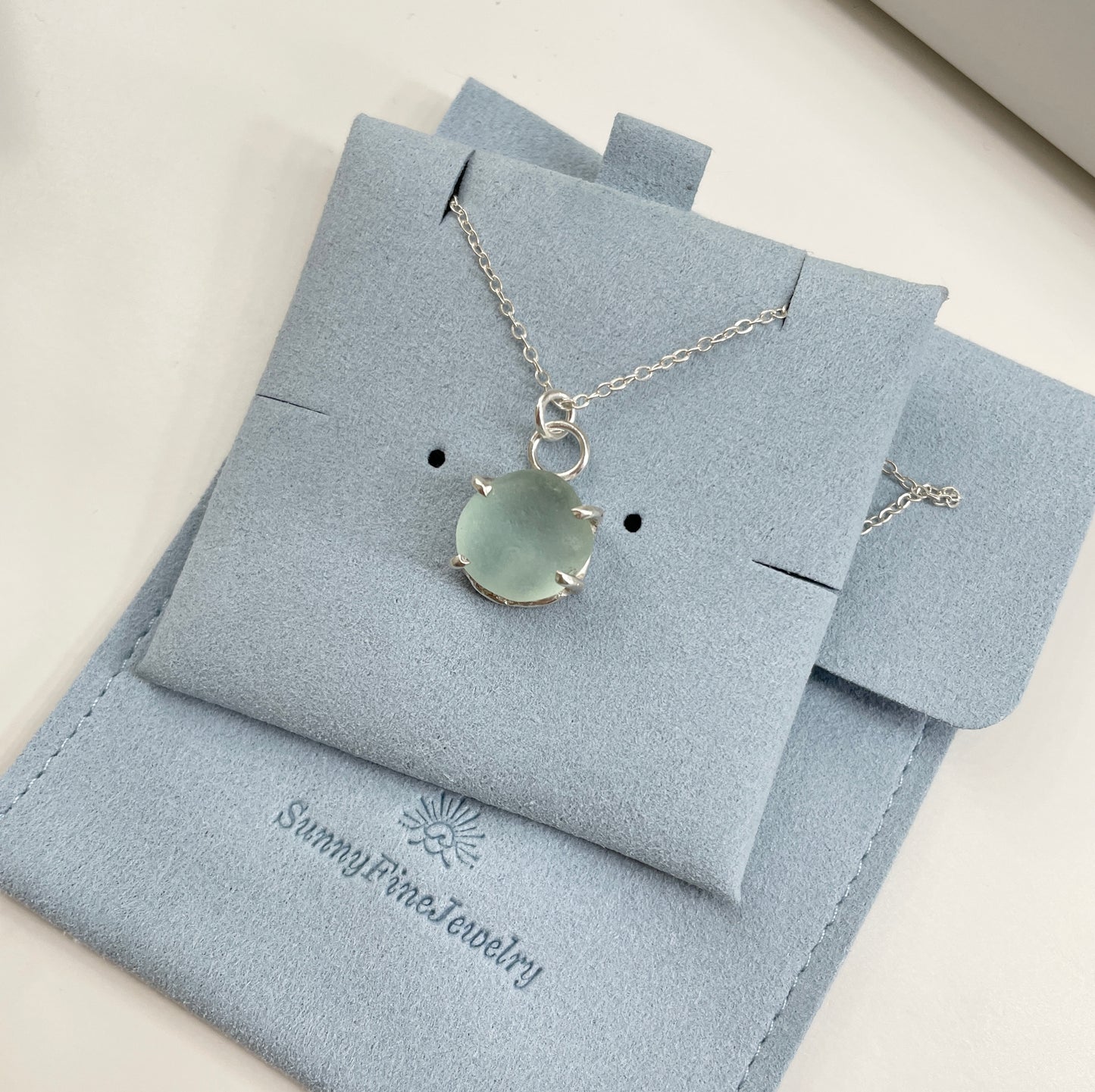 Sea Glass Pendant Necklace