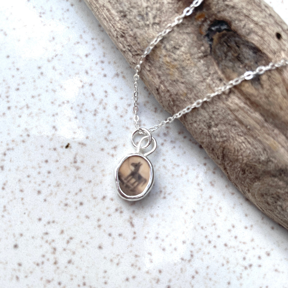 Upcycled Pottery Necklace