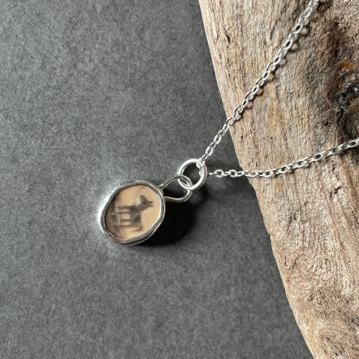 Upcycled Pottery Necklace