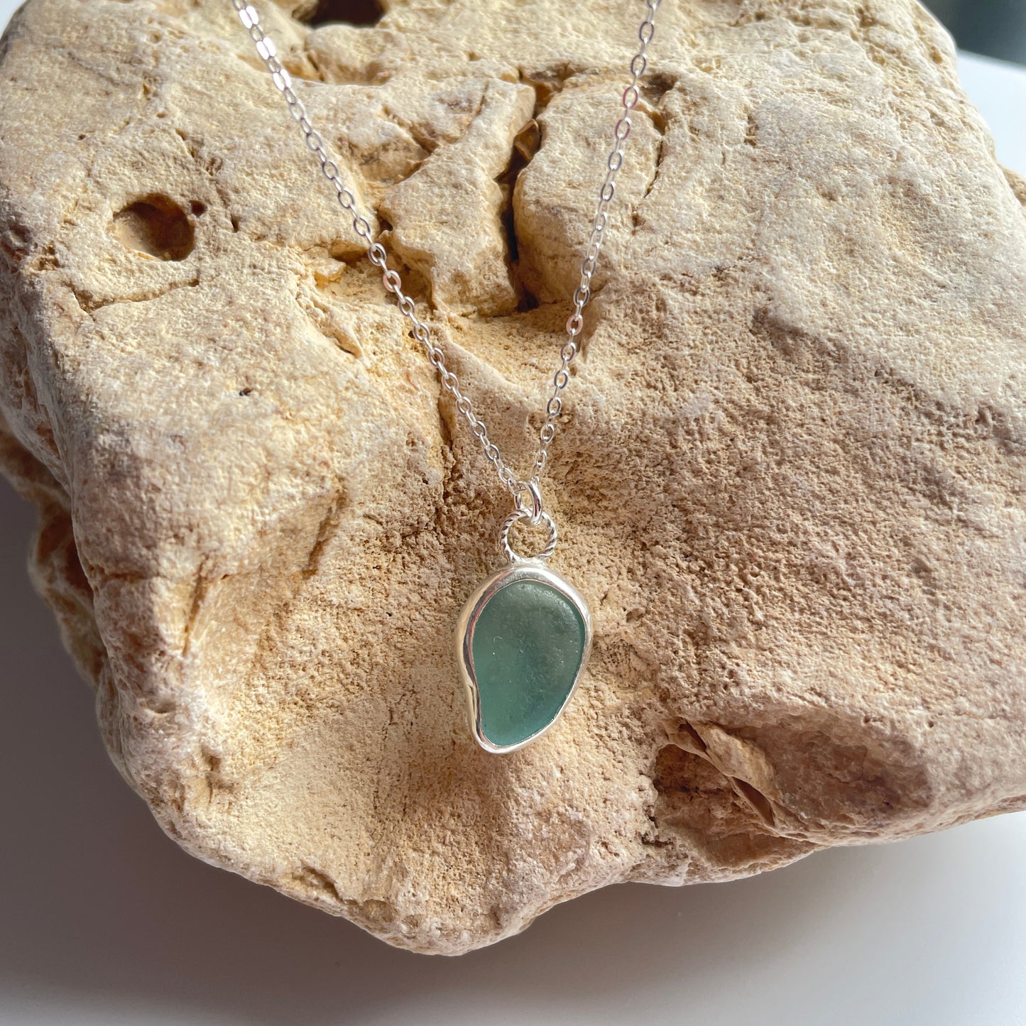 Sea Glass Pendant Necklace