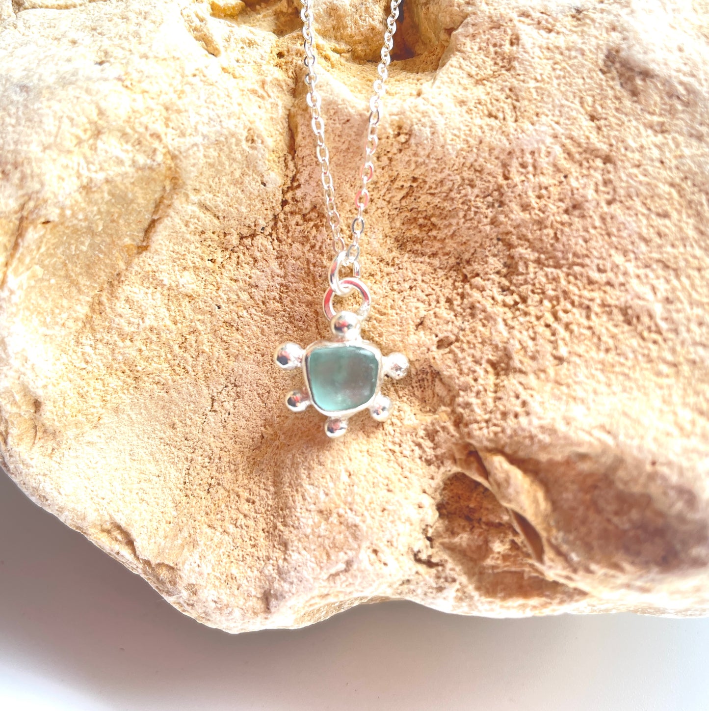 Sea Glass Pendant Necklace