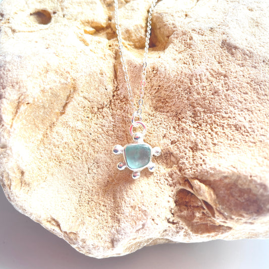 Sea Glass Pendant Necklace