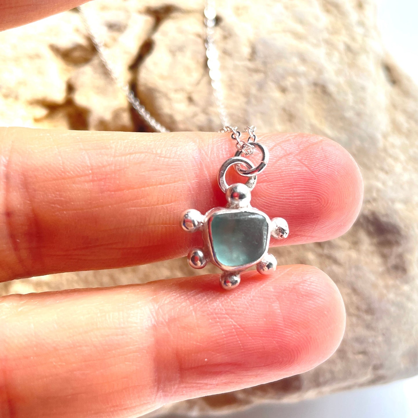 Sea Glass Pendant Necklace